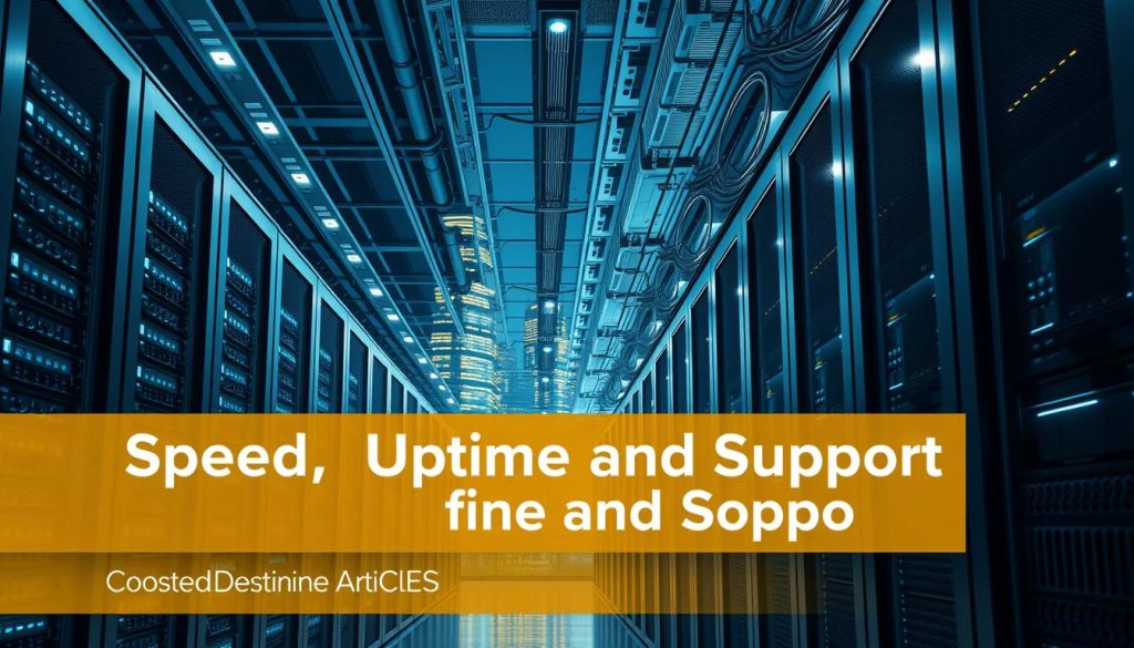 A sleek, modern data center with rows of server racks, showcasing the power and reliability of BoostedHost's web hosting infrastructure. Soft, directional lighting illuminates the scene, highlighting the intricate cabling and pristine cooling systems. The background features a cityscape with gleaming skyscrapers, conveying a sense of urban connectivity and cutting-edge technology. The overall atmosphere is one of efficiency, performance, and unwavering uptime, perfectly aligning with the "Speed, Uptime, and Support" theme of the article section. A sleek, modern data center with rows of server racks, showcasing the power and reliability of BoostedHost's web hosting infrastructure. Soft, directional lighting illuminates the scene, highlighting the intricate cabling and pristine cooling systems. The background features a cityscape with gleaming skyscrapers, conveying a sense of urban connectivity and cutting-edge technology. The overall atmosphere is one of efficiency, performance, and unwavering uptime, perfectly aligning with the "Speed, Uptime, and Support" theme of the article section.