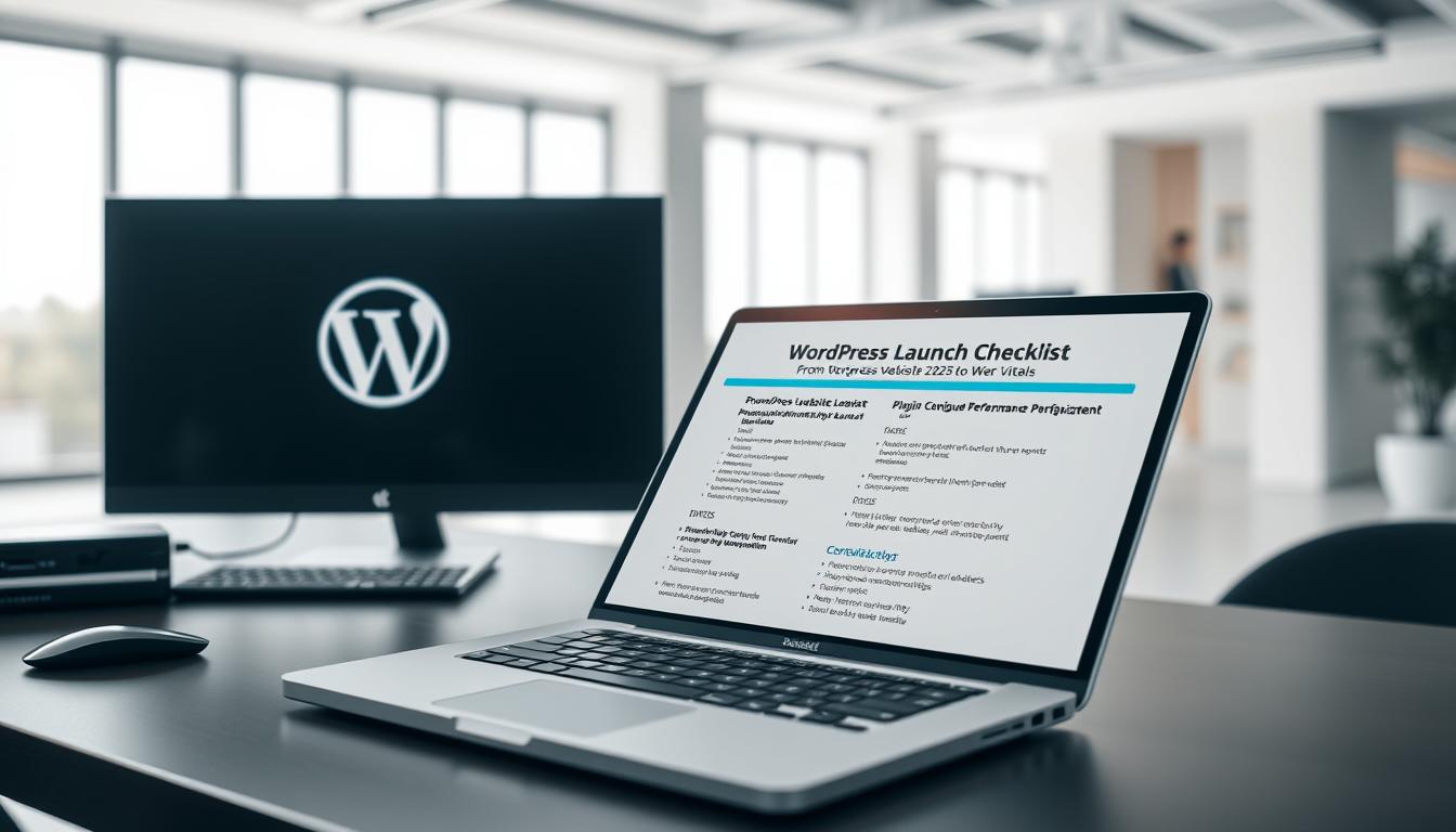wordpress launch checklist 2025
