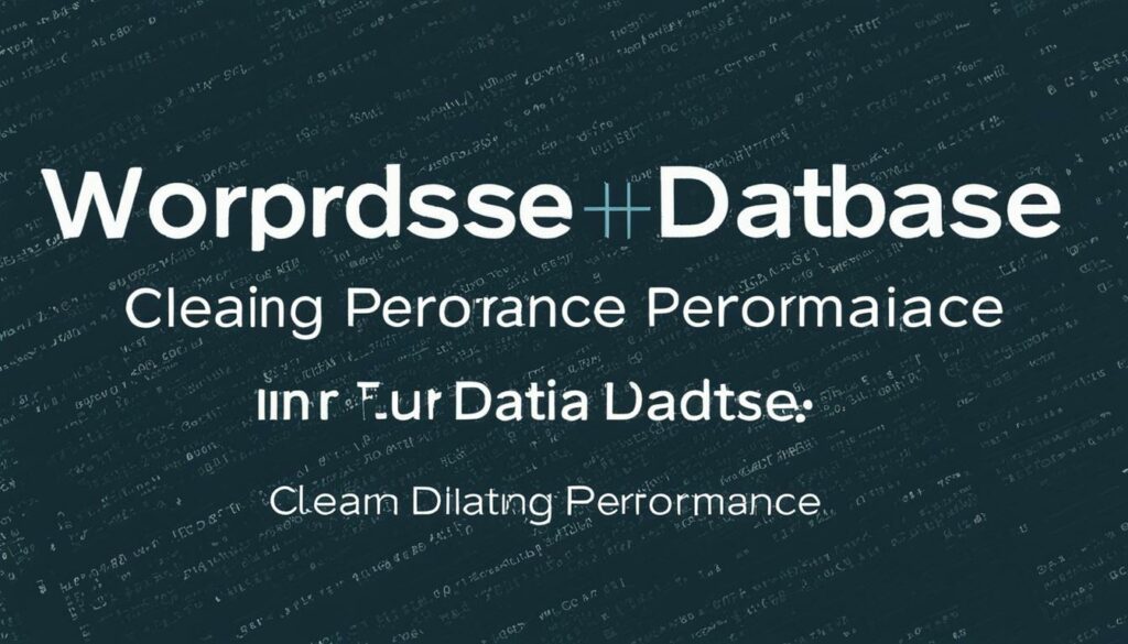 WordPress database performance